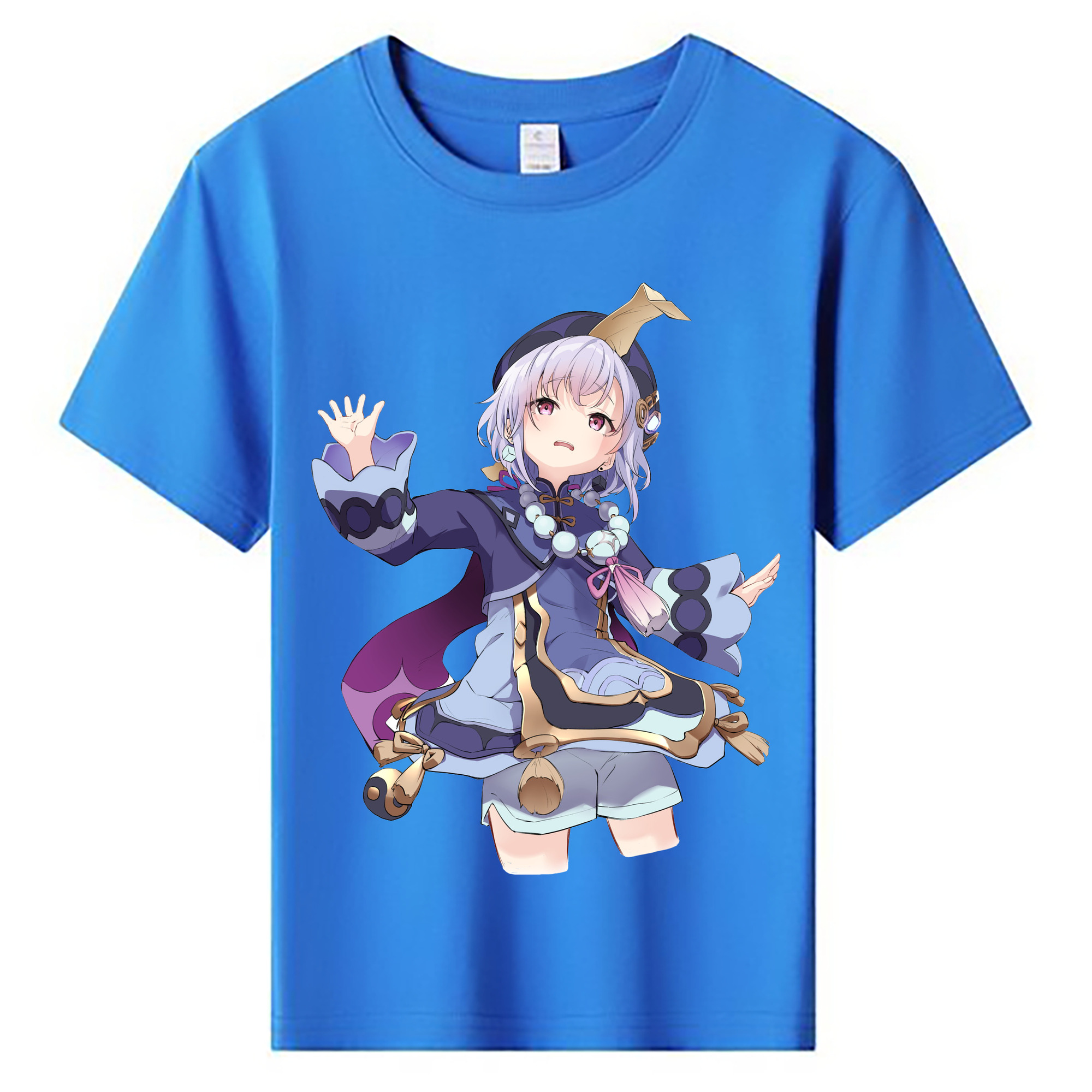 げんし神 七七 なな  genshin Nana 綿100％キッズTシャツ（フロントプリント）